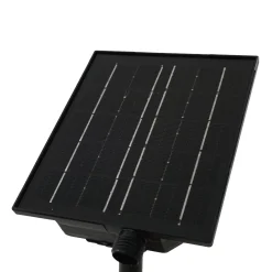 Lindby aurinkokäyttöinen LED-valaisin Balian, 3 kpl, musta, alumiini, 3000K