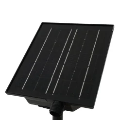 Lindby aurinkokäyttöinen LED-valaisin Lyris, 3 kpl, musta, alumiini, 3 000 K