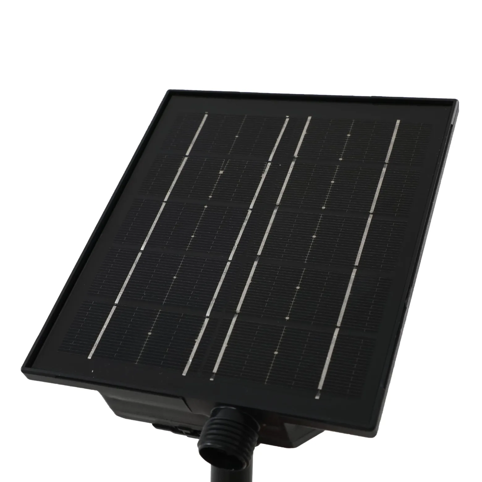 Lindby aurinkokäyttöinen LED-valaisin Lyris, musta, alumiini, 3 000 K