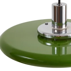 Lindby Branford -riippuvalaisin, retro, Ø 35 cm, vihreä, metalli