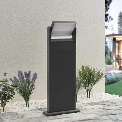 Lindby Cathalena LED-polkujen valaisin tummanharmaalla värillä
