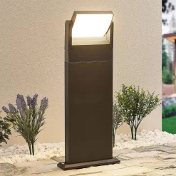 Lindby Cathalena LED-polkujen valaisin tummanharmaalla värillä