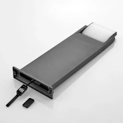 Lindby Cathalena LED-polkujen valaisin tummanharmaalla värillä