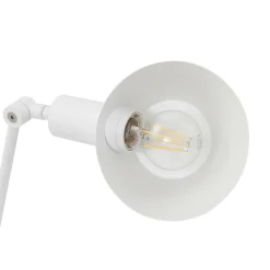 Lindby Corali pöytävalaisin, valkoinen, metalli, korkeus 64cm