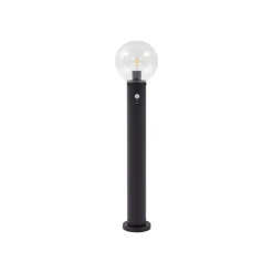 Lindby Dangan-pylväsvalaisin, kirkas, 90 cm, lasi, anturi