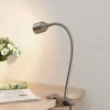 Lindby Djamila LED-puristinvalaisin, nikkeli satinoitu