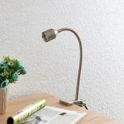 Lindby Djamila LED-puristinvalaisin, nikkeli satinoitu