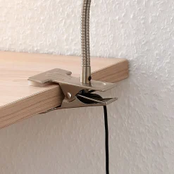 Lindby Djamila LED-puristinvalaisin, nikkeli satinoitu