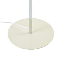 Lindby Dylan -lattiavalaisin, 2-lamppuinen, kromi/beige, 150 cm, E14