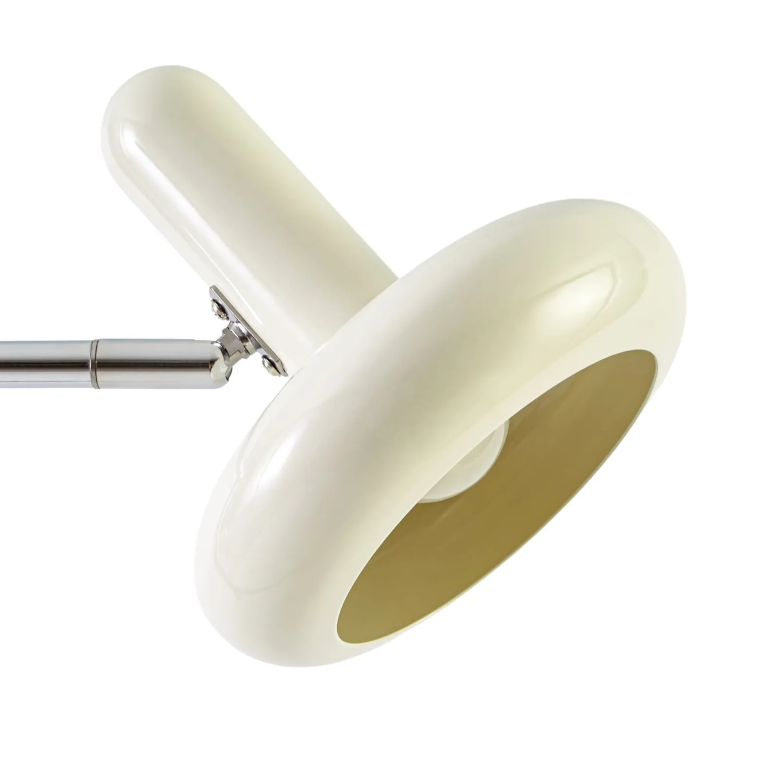 Lindby Dylan -lattiavalaisin, 2-lamppuinen, kromi/beige, 150 cm, E14