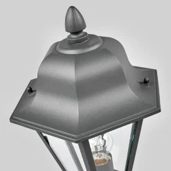 Lindby Edana jalustavalaisin, 52 cm, antrasiitti, E27, IP44