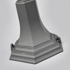 Lindby Edana jalustavalaisin, 52 cm, antrasiitti, E27, IP44