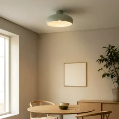 Lindby Elover kattovalaisin, vaaleanvihreä, Ø 45 cm, rautaa