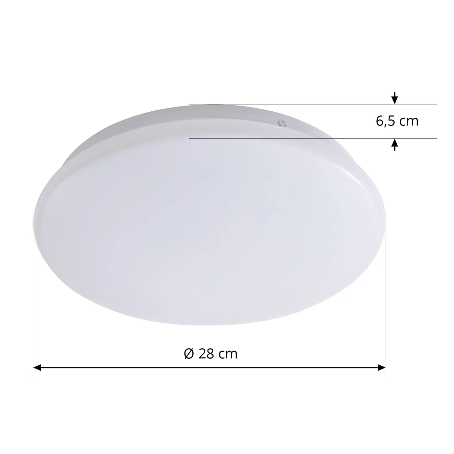 Lindby Emeryn LED-kattovalaisin, halkaisija 28 cm, valkoinen, 3 000 K
