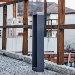 Lindby Emima LED polkuvalaisin, 80 cm, antrasiitti, alumiini