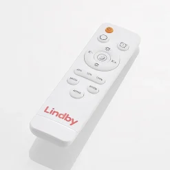 Lindby Emiva LED-kattovalaisin, 50 cm, vaalea puu, CCT