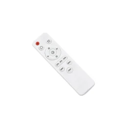 Lindby Emiva LED-kattovalaisin, halkaisija 50 cm, tumma puu, CCT