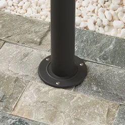 Lindby Filimon polkuvalaisin, 80 cm, antrasiitti, IP44, E27