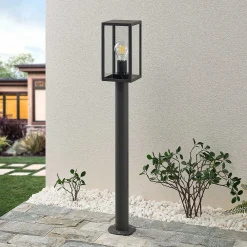 Lindby Filimon polkuvalaisin, 80 cm, antrasiitti, IP44, E27