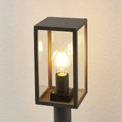Lindby Filimon polkuvalaisin, 80 cm, antrasiitti, IP44, E27