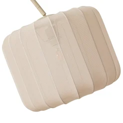 Lindby Helin-kaarivalaisin, beige, tekstiili, korkeus 198,5 cm