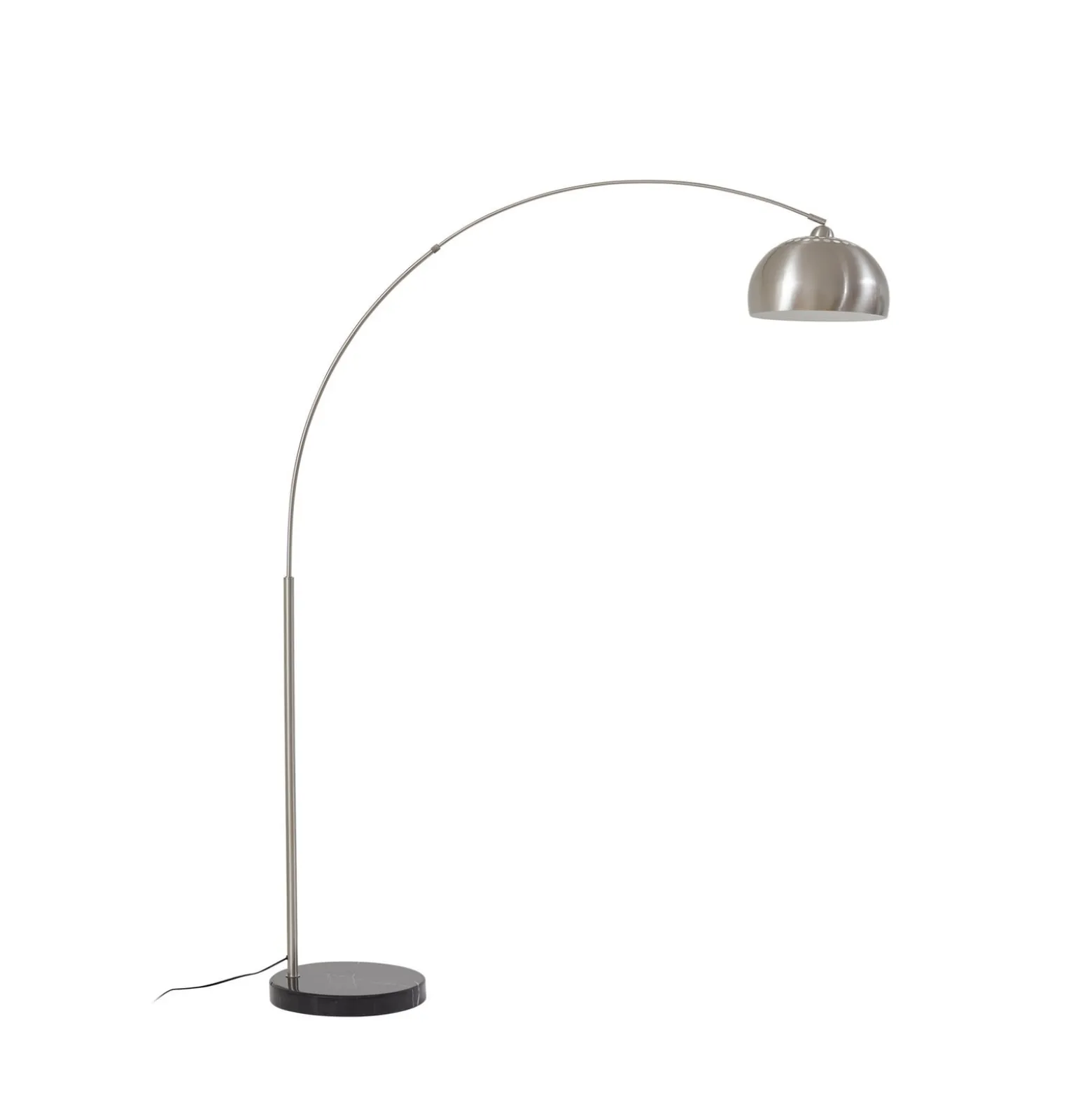 Lindby Hernando -kaarivalaisin, nikkeli, teräs, korkeus 188 cm