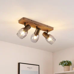 Lindby Ineska -kattokohdevalo 3-lamp. kulmikas