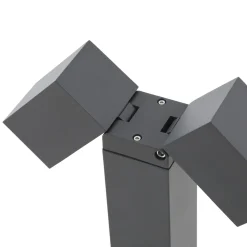 Lindby jalustavalaisin Othil, 2-valoinen, 50 cm, antrasiitti, metallia