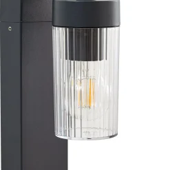 Lindby Kaliro-pylväsvalaisin, antrasiitti, 60 cm, E27, IP54