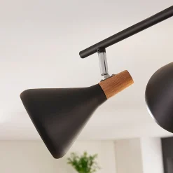 Lindby kattovalaisin Arina, 68 cm, musta, 4-lamppuinen, E14
