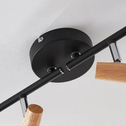 Lindby kattovalaisin Arina, 68 cm, musta, 4-lamppuinen, E14