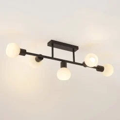 Lindby kattovalaisin Biscala, 5flg., musta/opalväri