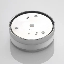 Lindby kattovalaisin Flavi, Ø 23 cm, kromi, lasi, IP44, E27