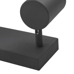 Lindby kattovalaisin Jorell, 35 cm, musta, 3-valoinen, metallia