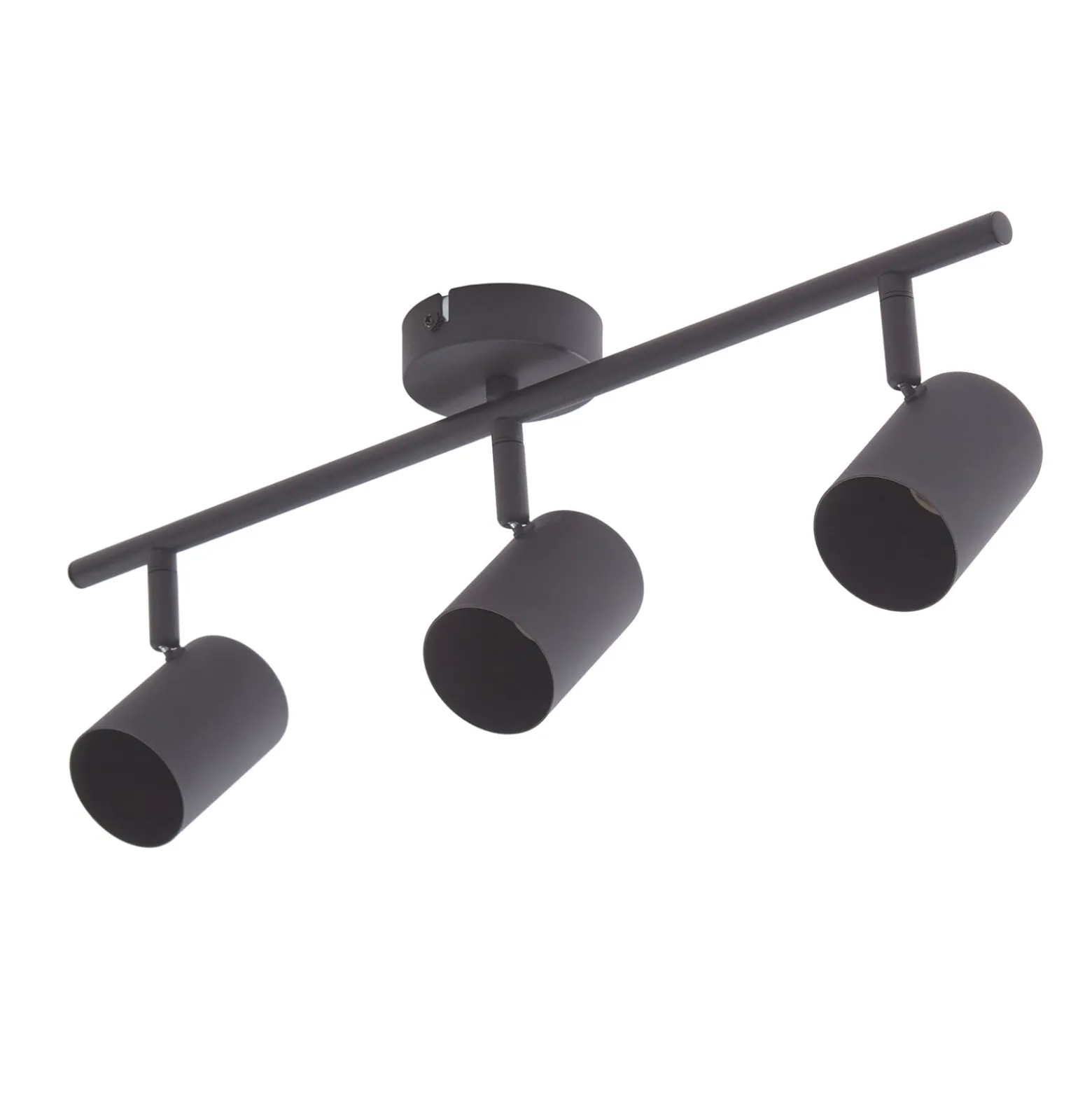 Lindby kattovalaisin Jorell, musta, 51 cm, 3-valo, GU10