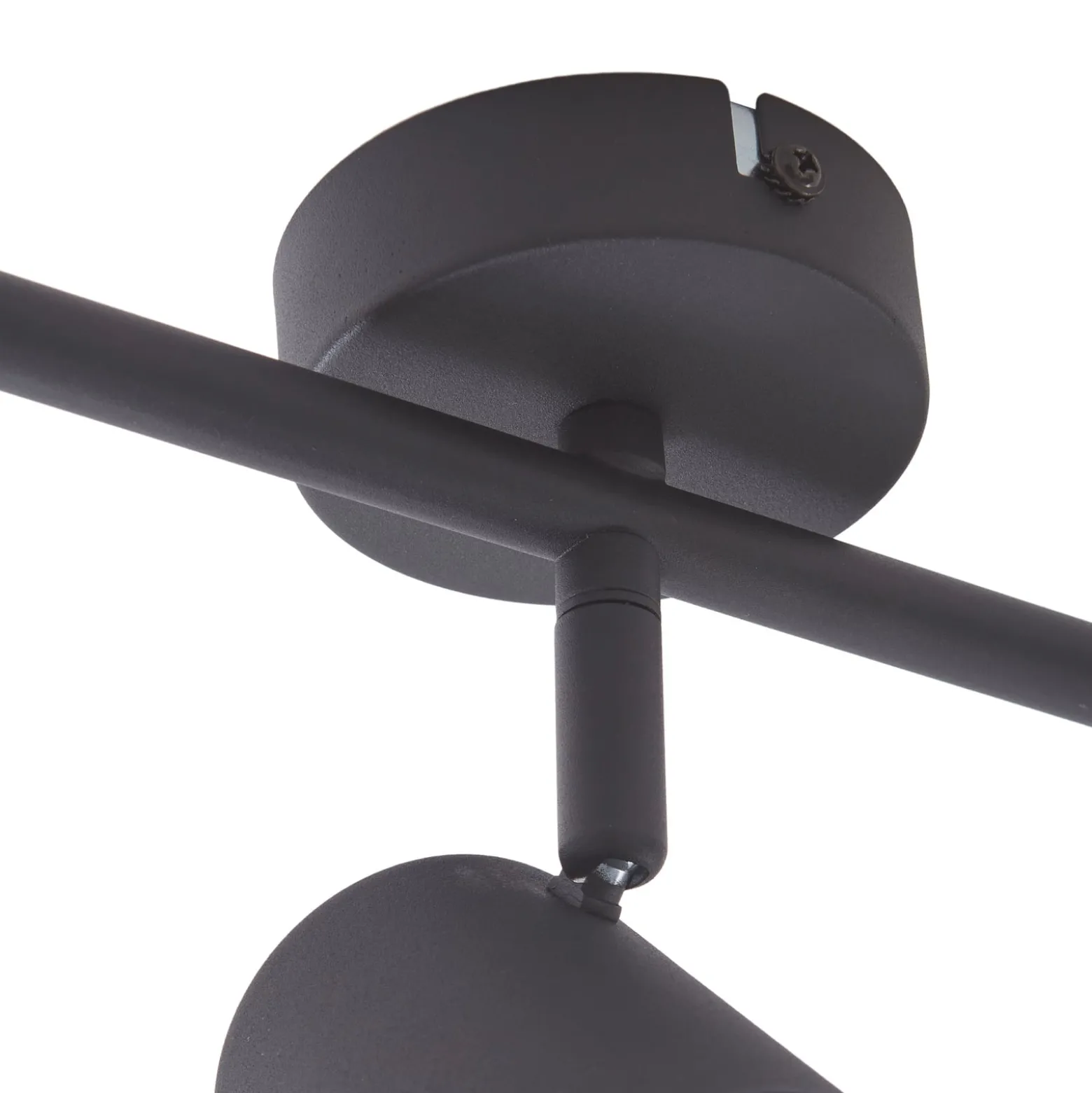 Lindby kattovalaisin Jorell, musta, 51 cm, 3-valo, GU10