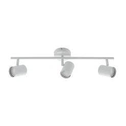 Lindby kattovalaisin Jorell, valkoinen, 55 cm, 3-valo, metalli, GU10