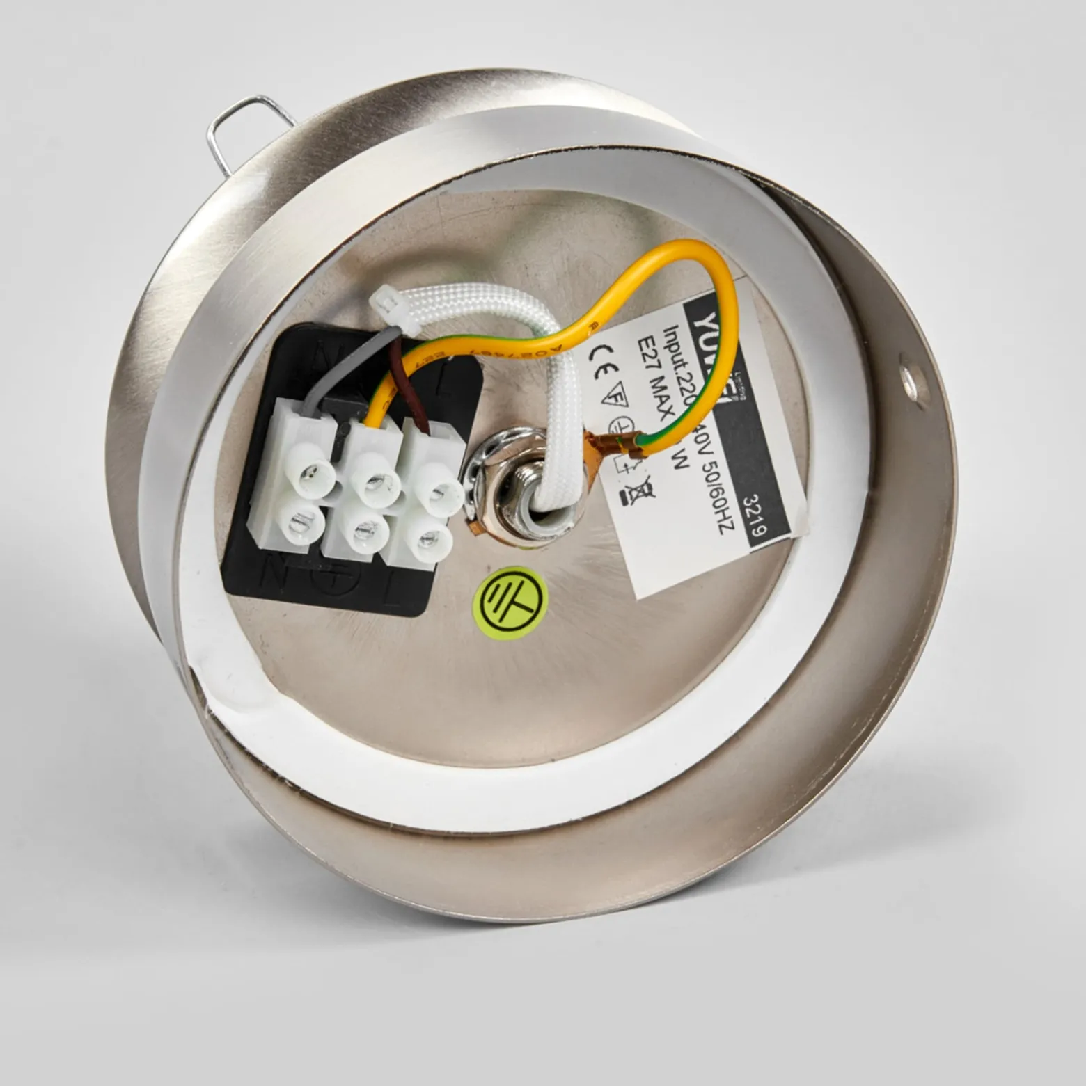 Lindby kattovalaisin Lennie, valkoinen, lasi, Ø 20 cm, IP44, E27