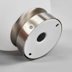 Lindby kattovalaisin Lennie, valkoinen, lasi, Ø 20 cm, IP44, E27