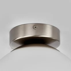 Lindby kattovalaisin Lennie, valkoinen, lasi, Ø 20 cm, IP44, E27