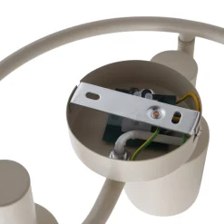 Lindby kattovalaisin Ovelia, beige, 3-valo, metalli, E27