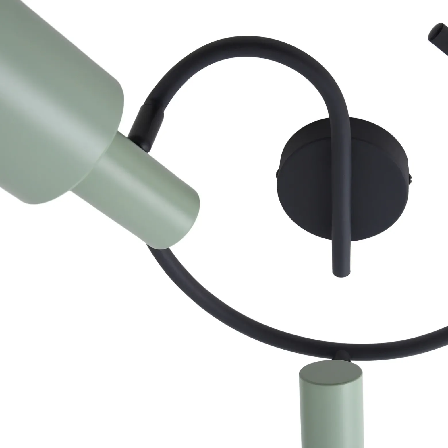 Lindby kattovalaisin Ovelia, vihreä/musta, 3-valo, E27