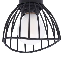 Lindby kattovalaisin Piena, musta, 6-valo, metalli, 150cm