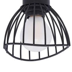Lindby kattovalaisin Piena, musta, 4-valo, metalli, 70cm