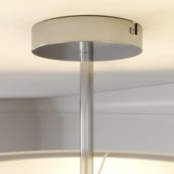 Lindby kattovalaisin Pikka, valkoinen, tekstiili, Ø 50 cm, E27