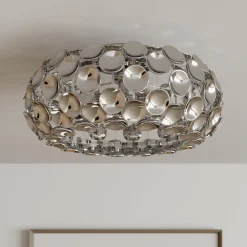 Lindby kattovalaisin Reza, Ø 48 cm, krominvärinen, E14