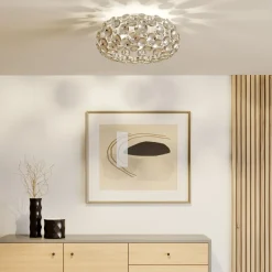 Lindby kattovalaisin Reza, Ø 48 cm, krominvärinen, E14