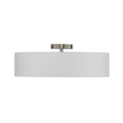 Lindby kattovalaisin Sebatin, Ø 50 cm, valkoinen, kangas, E27