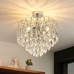 Lindby kattovalaisin Silino, harmaa, metalli, Ø 40cm, E14