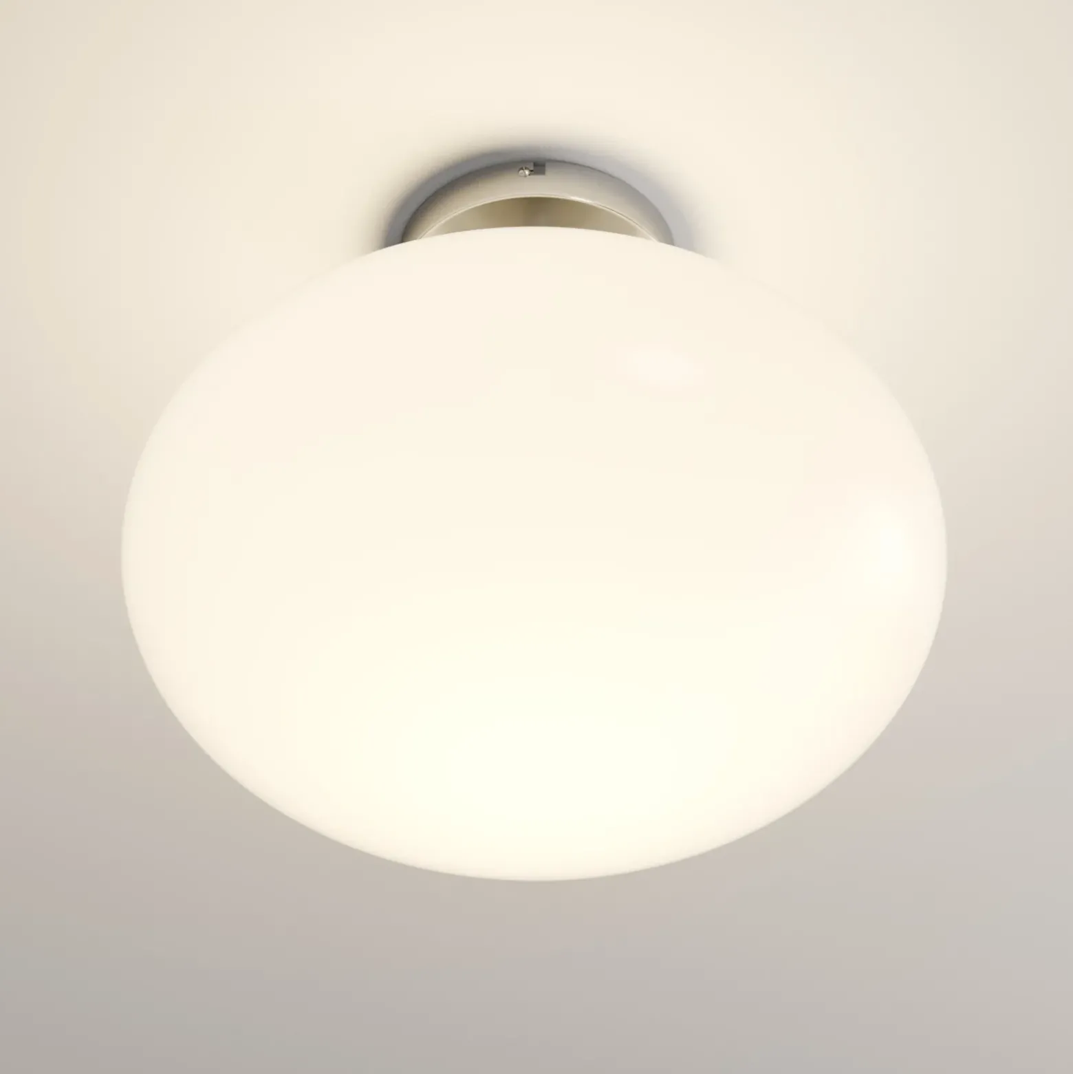 Lindby kattovalaisin Sonika, Ø 40 cm, nikkelinvärinen, lasi, E27